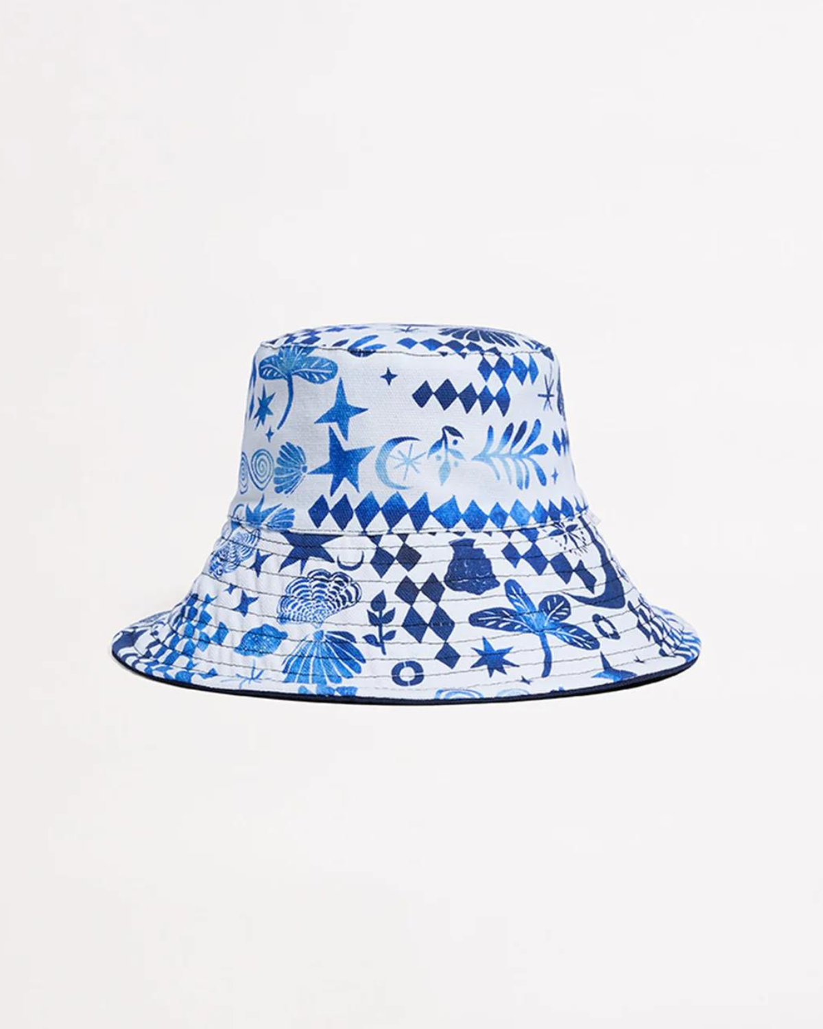 Seafolly Reversible Bucket Hat - Azure