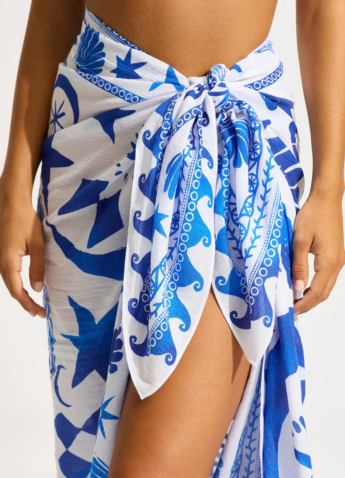 Seafolly Corfu Sarong - Azure