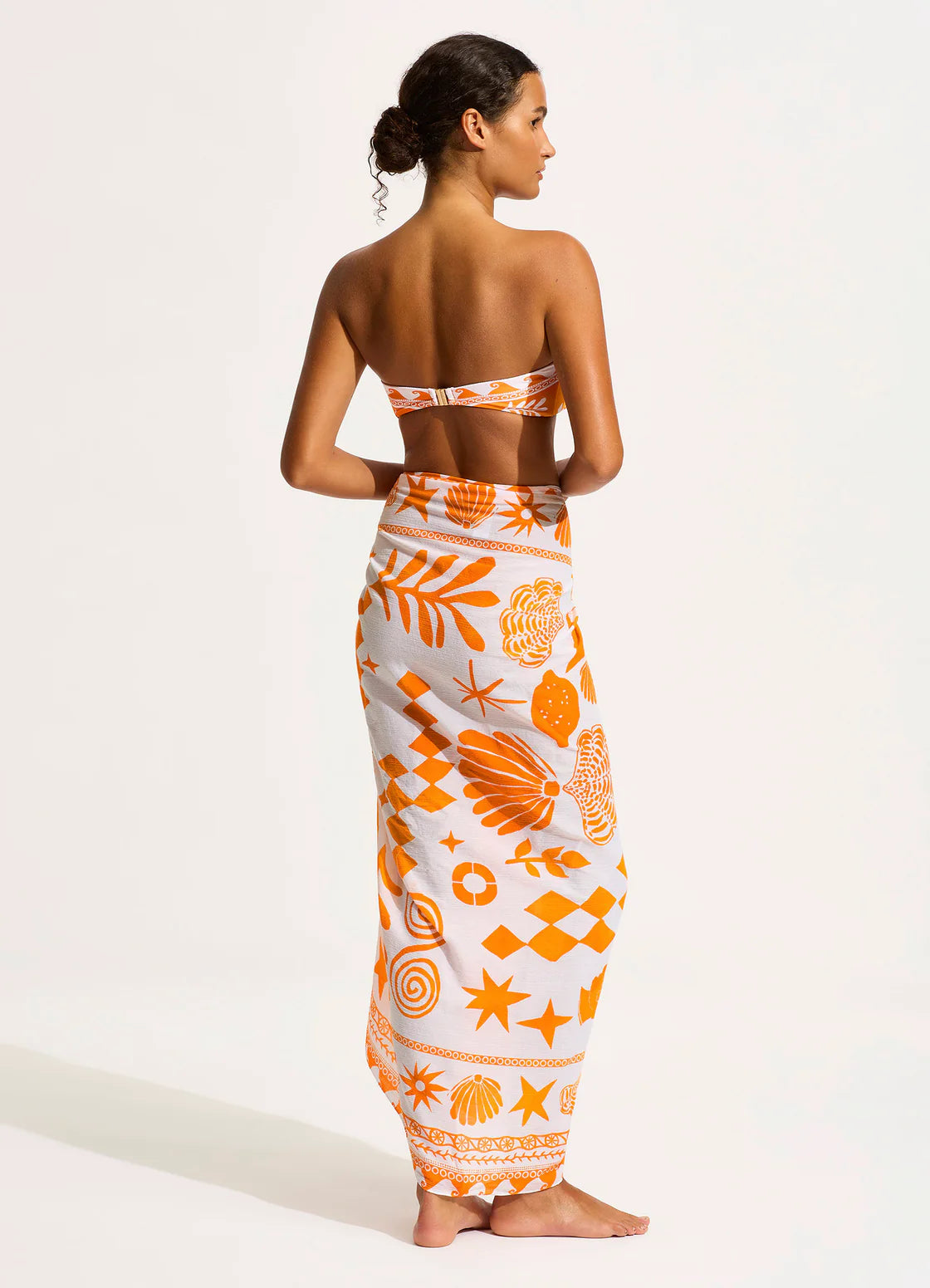 Seafolly Corfu Sarong - Tumeric