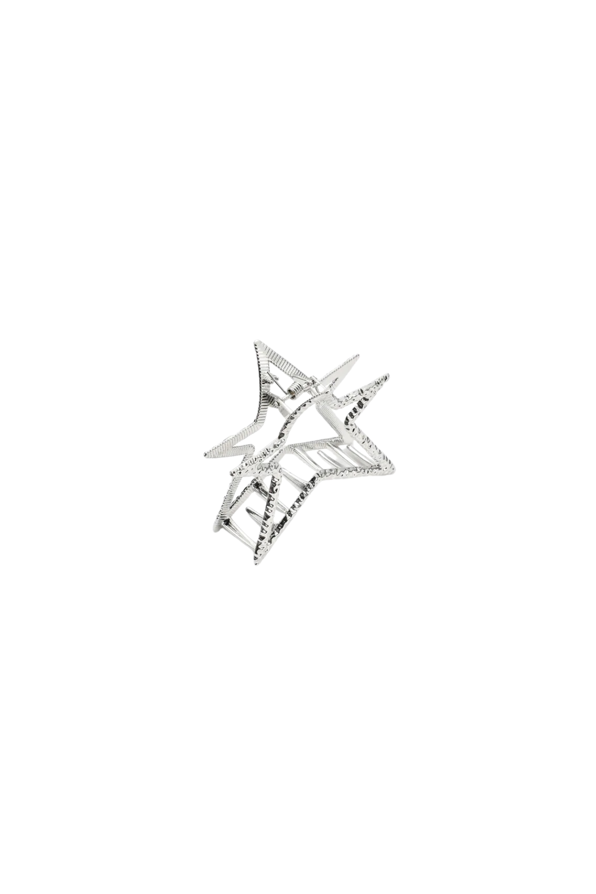 Star Claw Clip - Silver