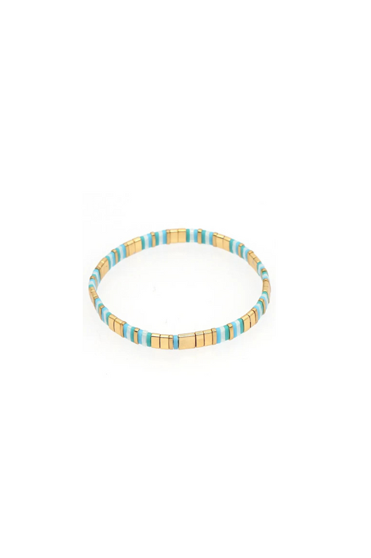 Mitjana Braclette - Turquoise/Gold