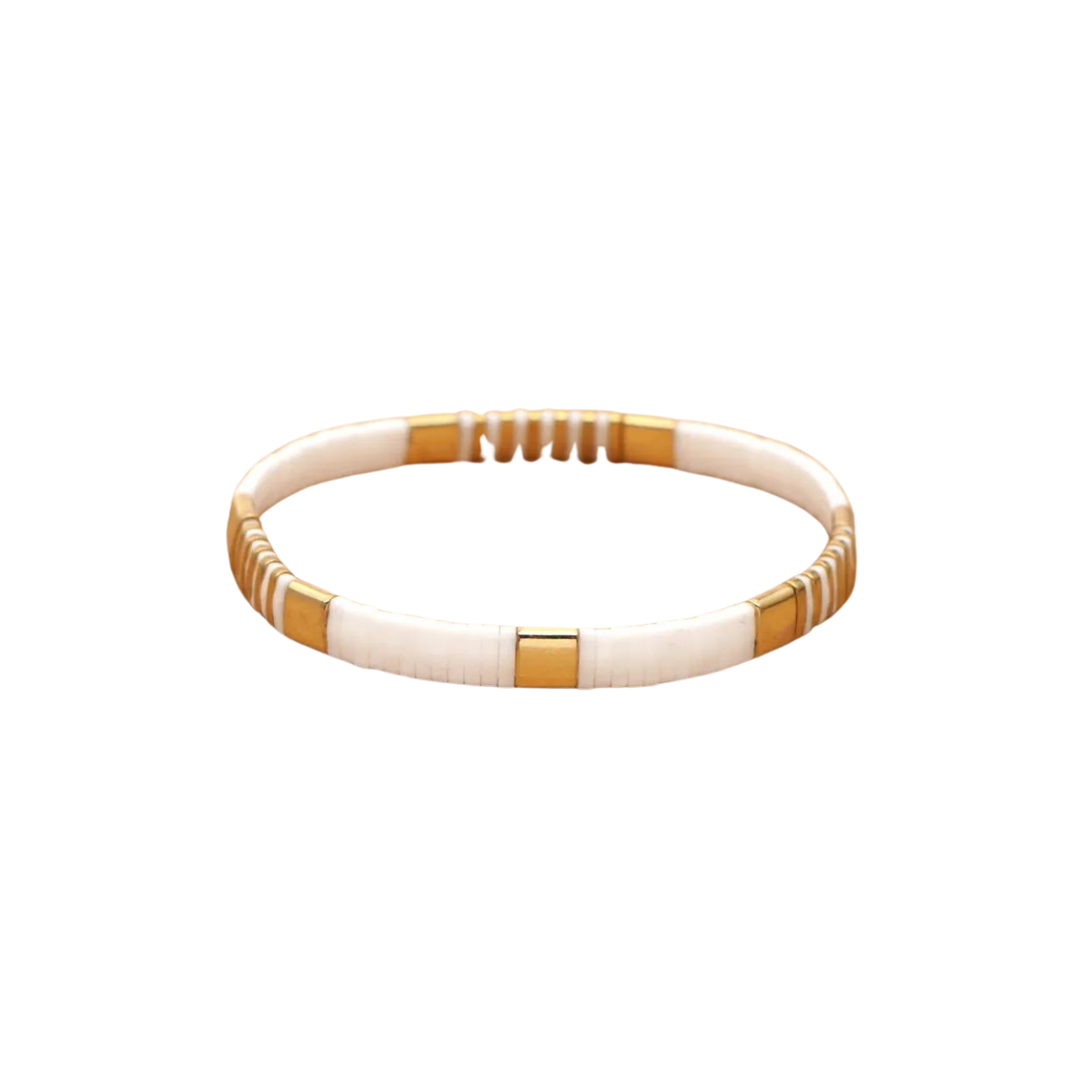 Mitjana Braclette - White/Gold