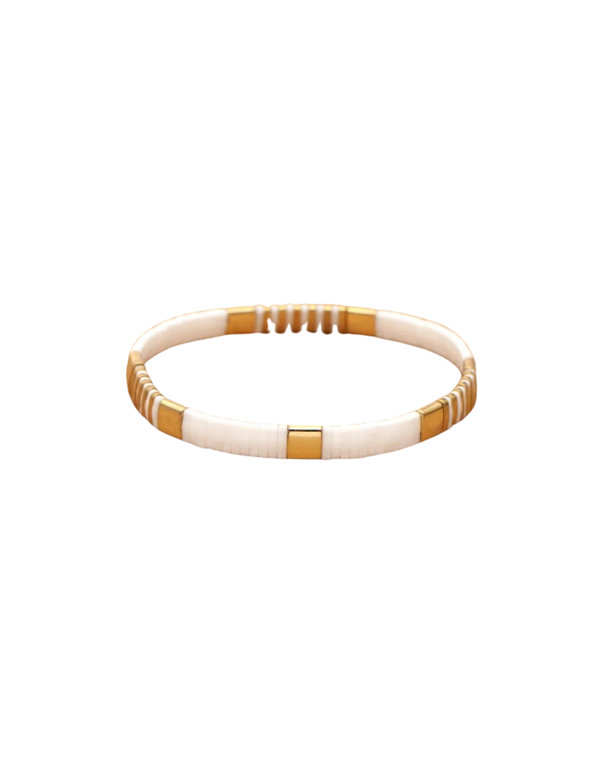 Mitjana Braclette - White/Gold