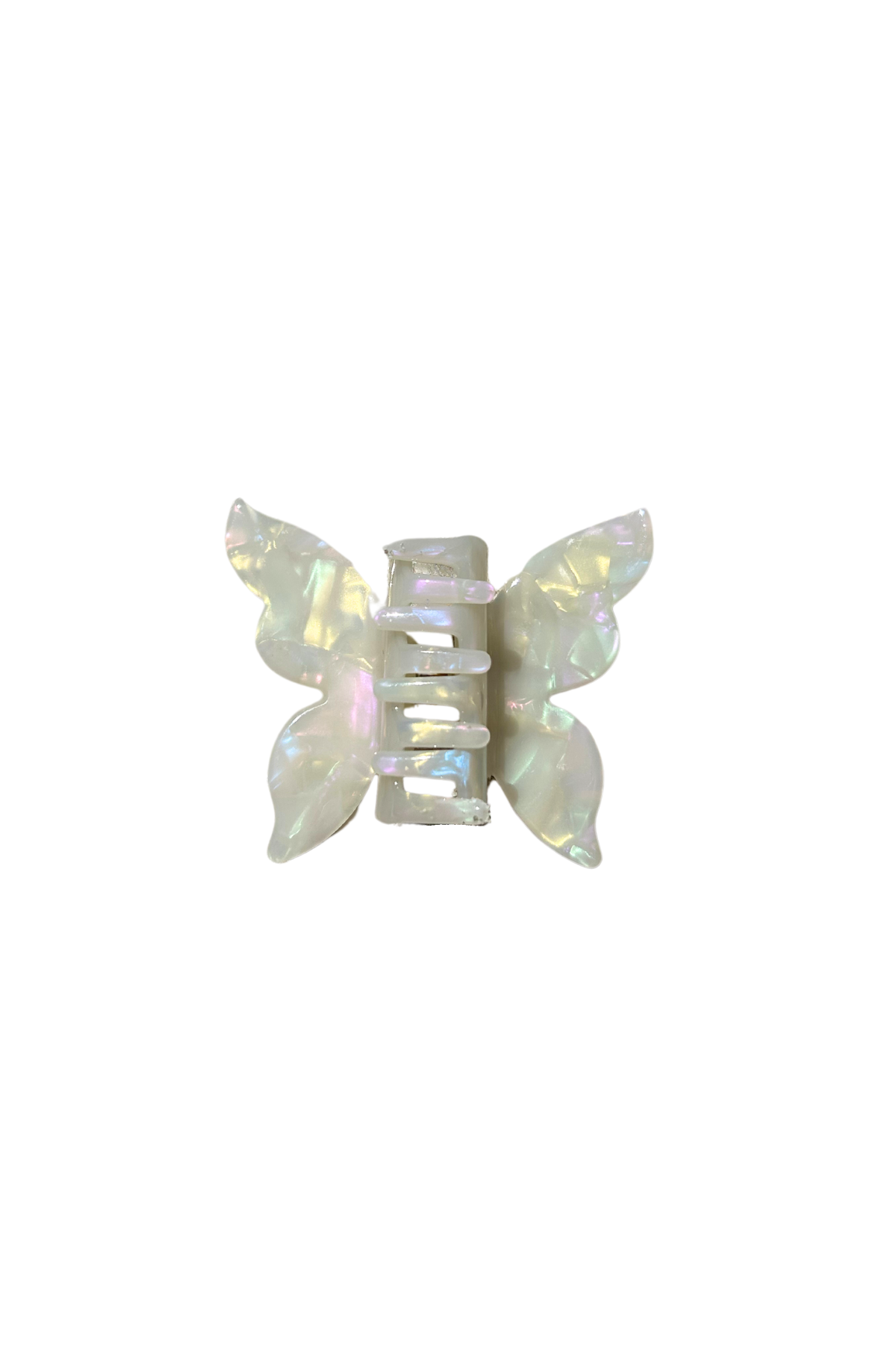 Butterfly Claw Clip - White