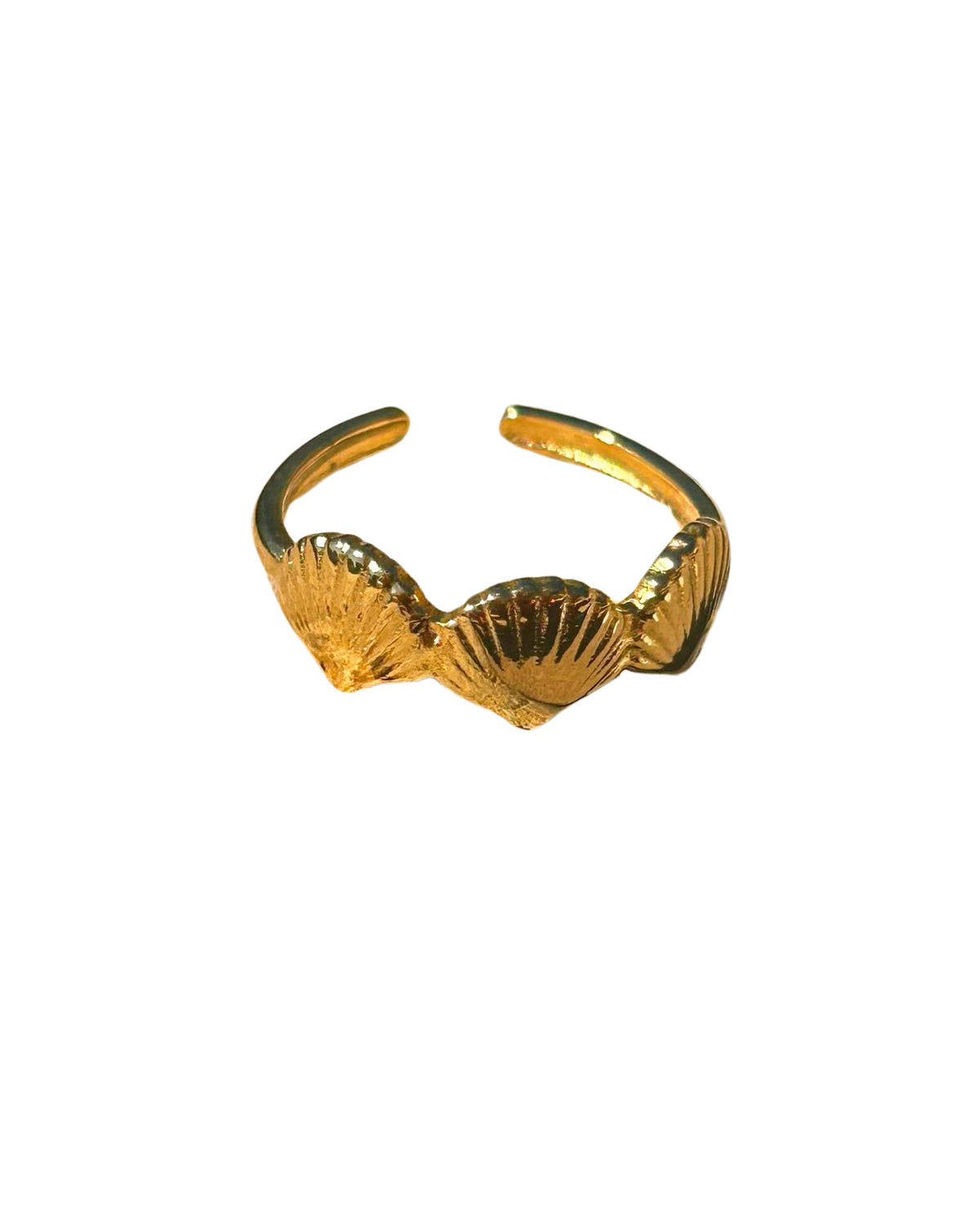 De Mar Shell Ring - Gold