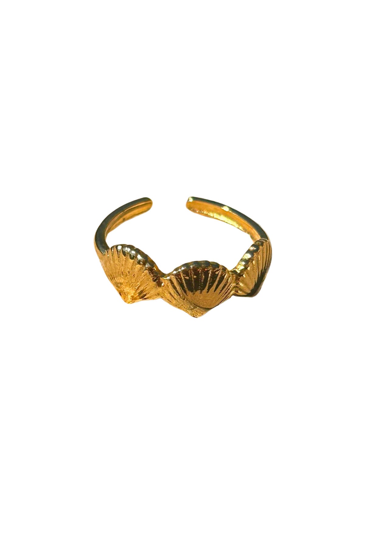 De Mar Shell Ring - Gold