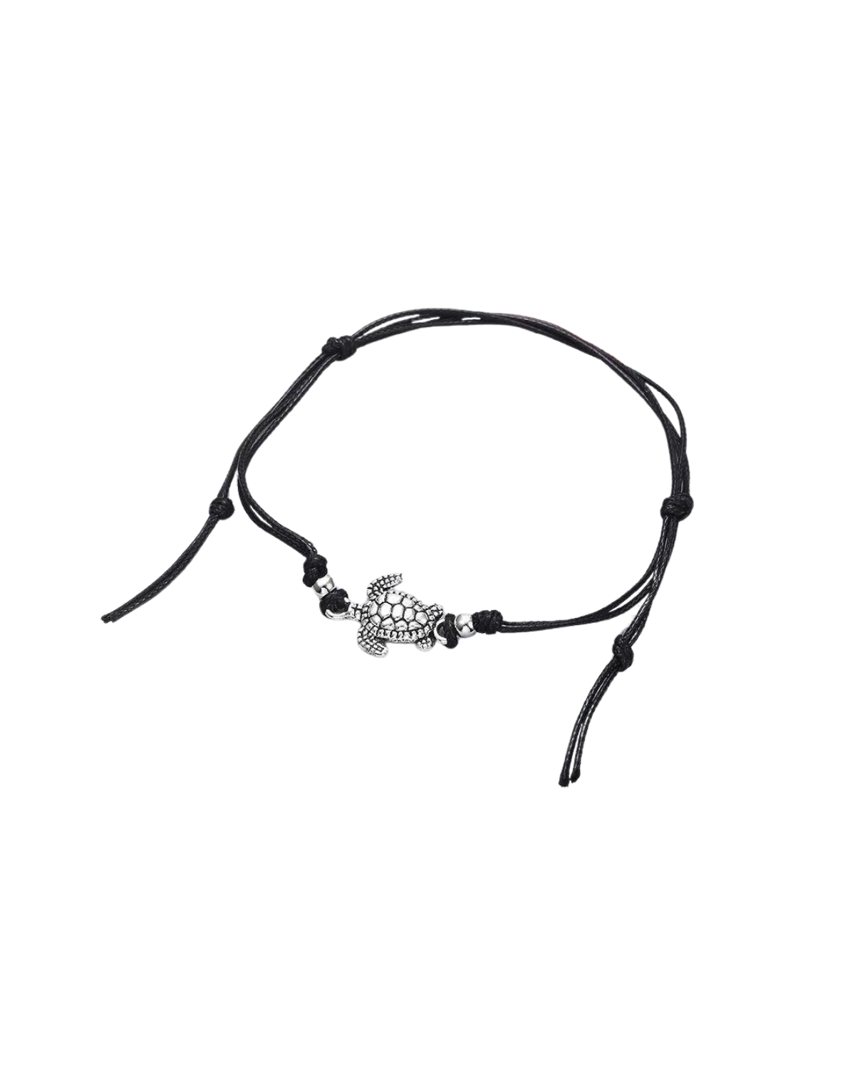 Turtle Anklet - Black