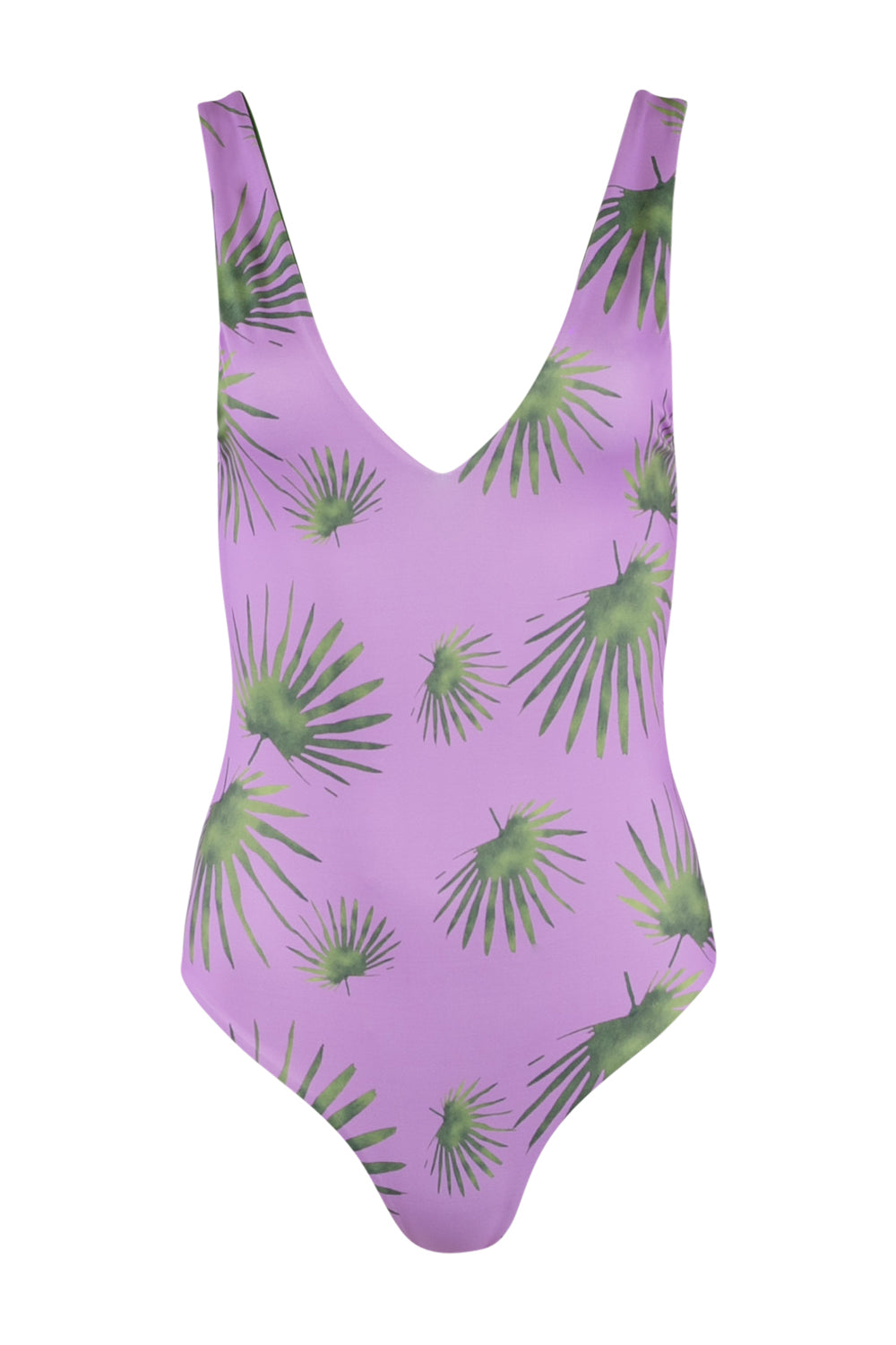Savana Palm V Neck Reversible Swimsuit - Tucca Swim